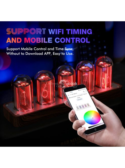 Digitális Asztali Óra, Wi-Fi Időkalibrálással