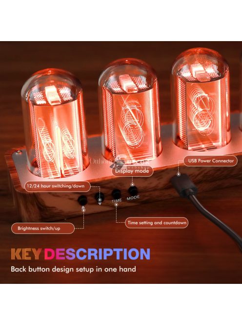 Digitális Asztali Óra, Wi-Fi Időkalibrálással