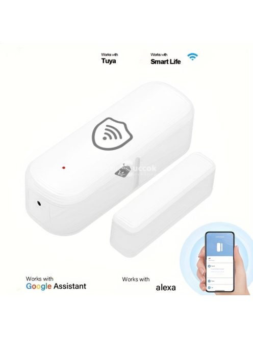 Intelligens Ajtóérzékelő 2.4G WiFi Biztonsági Riasztó Ajtókhoz