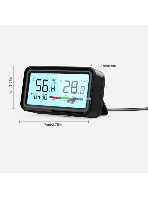 WIFI Intelligens Hőmérséklet- és Páratartalom-érzékelő