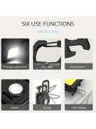 1 db újratölthető mini LED-es zseblámpa