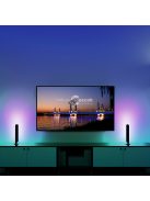 1 készlet Intelligens LED Fénysáv RGB megvilágítással