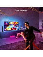 1 készlet Intelligens LED Fénysáv RGB megvilágítással