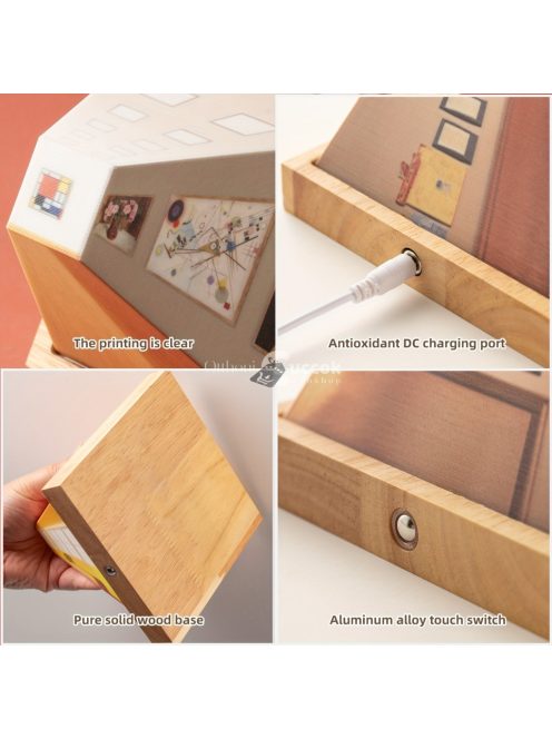 Szabad szemmel látható 3D-s vizuális éjszakai fény