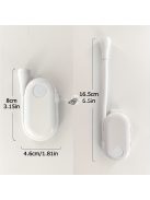 Új Mini Hordozható Csipeszes Könyv Lámpa Állítható Fényerővel Három Színben