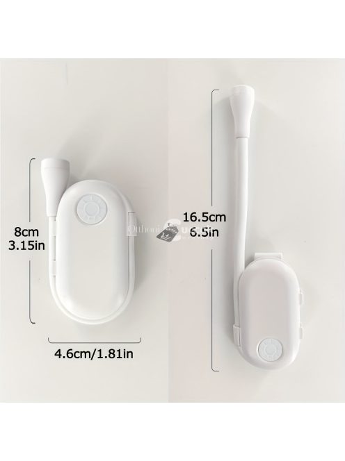 Új Mini Hordozható Csipeszes Könyv Lámpa Állítható Fényerővel Három Színben