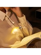 Új Mini Hordozható Csipeszes Könyv Lámpa Állítható Fényerővel Három Színben