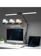 2 az 1-ben Ultra széles dupla fejű LED asztali lámpa