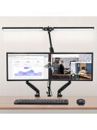 2 az 1-ben Ultra széles dupla fejű LED asztali lámpa