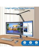 2 az 1-ben Ultra széles dupla fejű LED asztali lámpa