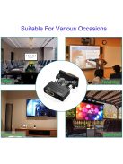 HDTV-VGA adapter konverter 1080P felbontással és 3.5mm audio kimenettel