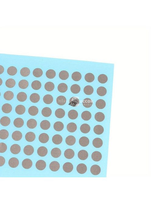 Távirányító gombokhoz használható vezetőképes szalagfoltok