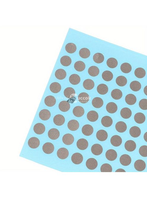 Távirányító gombokhoz használható vezetőképes szalagfoltok