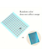 Távirányító gombokhoz használható vezetőképes szalagfoltok