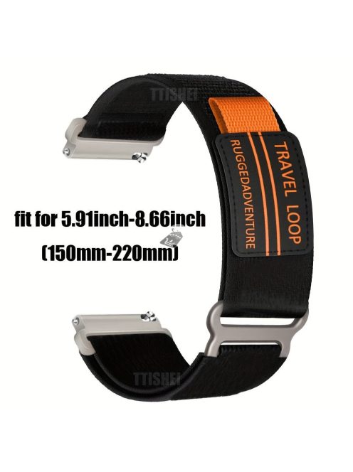 Strapabíró poliamid óra szíj 22mm 20mm