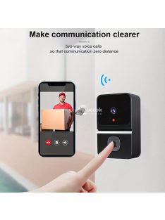 Intelligens WiFi Ajtócsengő Beépített Akkumulátorral