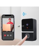 Intelligens WiFi Ajtócsengő Beépített Akkumulátorral