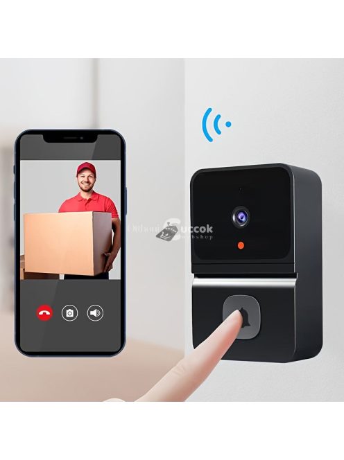 Intelligens WiFi Ajtócsengő Beépített Akkumulátorral