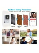 Intelligens WiFi Ajtócsengő Beépített Akkumulátorral