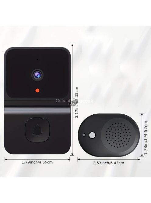 Intelligens WiFi Ajtócsengő Beépített Akkumulátorral