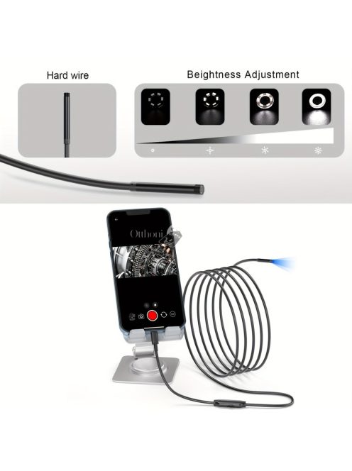 Ipari Endoszkóp Kamera Apple-hez, 5.5mm Objektív, 1080P HD Felbontás