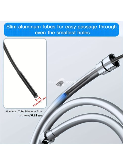 Ipari Endoszkóp Kamera Apple-hez, 5.5mm Objektív, 1080P HD Felbontás