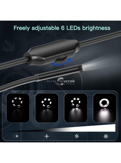 Ipari Endoszkóp Kamera Apple-hez, 5.5mm Objektív, 1080P HD Felbontás