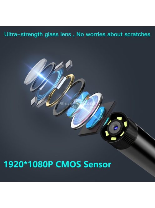 Ipari Endoszkóp Kamera Apple-hez, 5.5mm Objektív, 1080P HD Felbontás