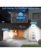 234 LED kültéri napelemes lámpa mozgásérzékelővel