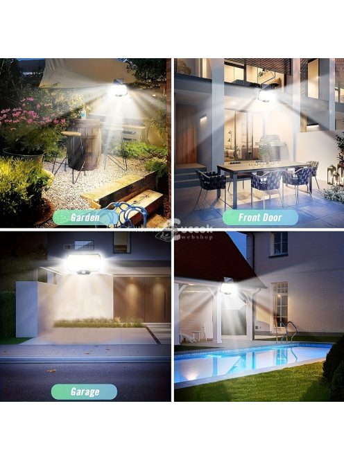 234 LED kültéri napelemes lámpa mozgásérzékelővel