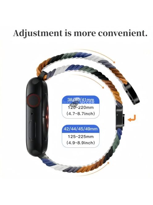 Applewatch Mágneses Pattintós Nylon Fonat