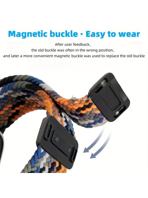 Applewatch Mágneses Pattintós Nylon Fonat