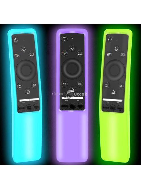 Sötétben világító szilikon védőtok Samsung Smart TV távirányítóhoz