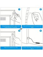 TV dekoráció LED fénycsík