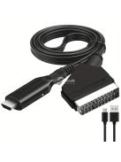 1 db 2024-es modell Scart-HDTV átalakító adapter kábel