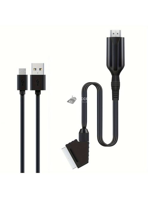 1 db 2024-es modell Scart-HDTV átalakító adapter kábel