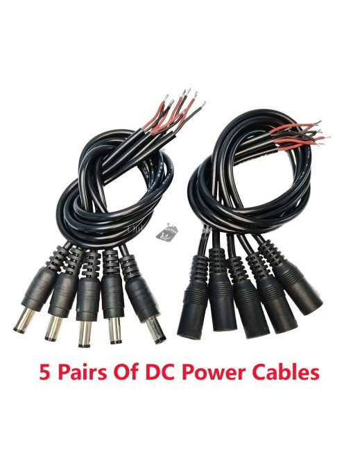5 Pár Tápkapcsoló Csatlakozó Kábel