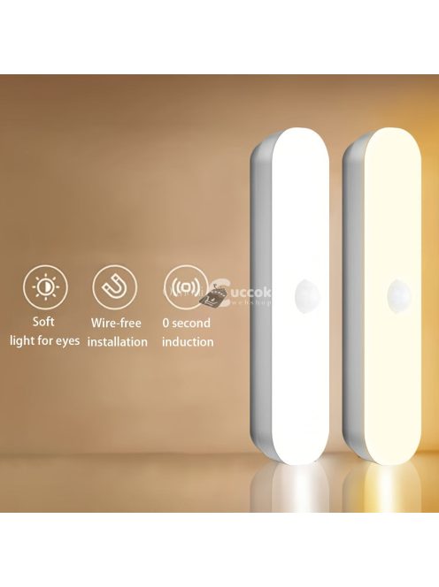 1 db intelligens mozgásérzékelős LED lámpa, állítható fényerővel