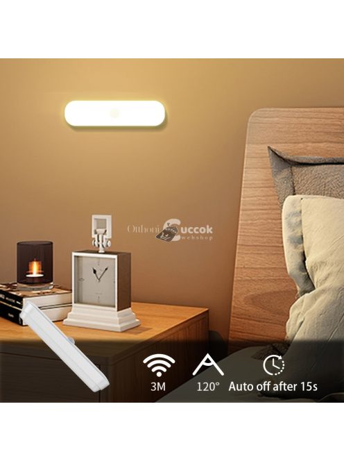 1 db intelligens mozgásérzékelős LED lámpa, állítható fényerővel