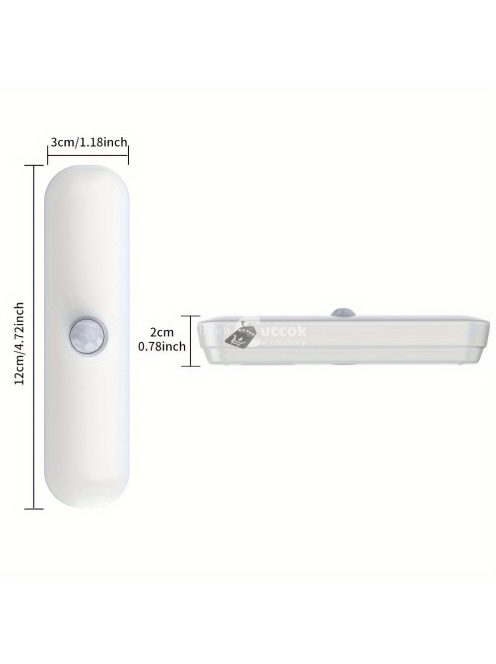 1 db intelligens mozgásérzékelős LED lámpa, állítható fényerővel