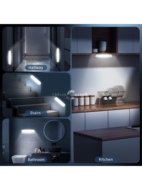 1 db intelligens mozgásérzékelős LED lámpa, állítható fényerővel