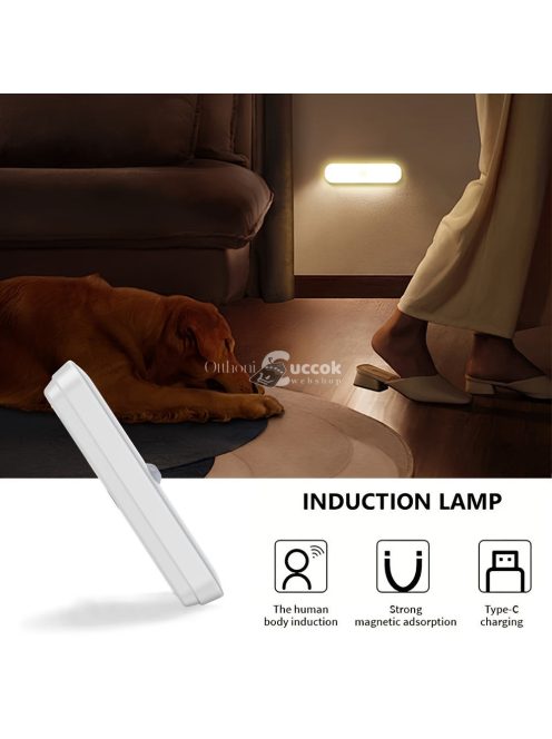 1 db intelligens mozgásérzékelős LED lámpa, állítható fényerővel