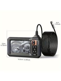 4.3 IPS LCD képernyős endoszkóp kettős 8mm-es lencsével