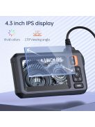 4.3 IPS LCD képernyős endoszkóp kettős 8mm-es lencsével