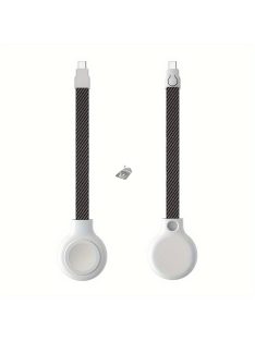   USB Type-C fonott töltőkábel és mágneses vezeték nélküli töltő, kompatibilis az Apple Watch órákhoz