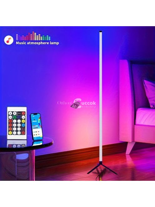 Intelligens LED padlólámpa, RGB lámpa távirányítóval