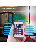 Intelligens LED padlólámpa, RGB lámpa távirányítóval