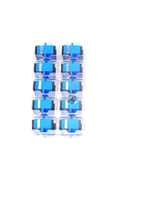 1db SC-SC Száloptikai Kapcsoló Adapter Karimával