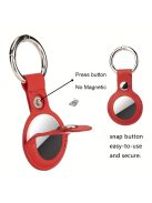 Airtag Műbőr Védőtok