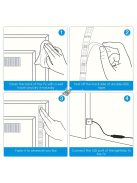 Okos mozgásérzékelős LED szalag